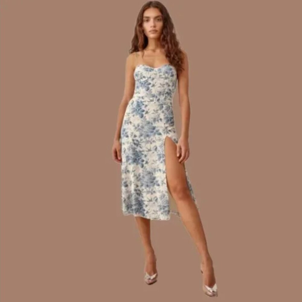 Reformation Juliette Dress in Pompadour